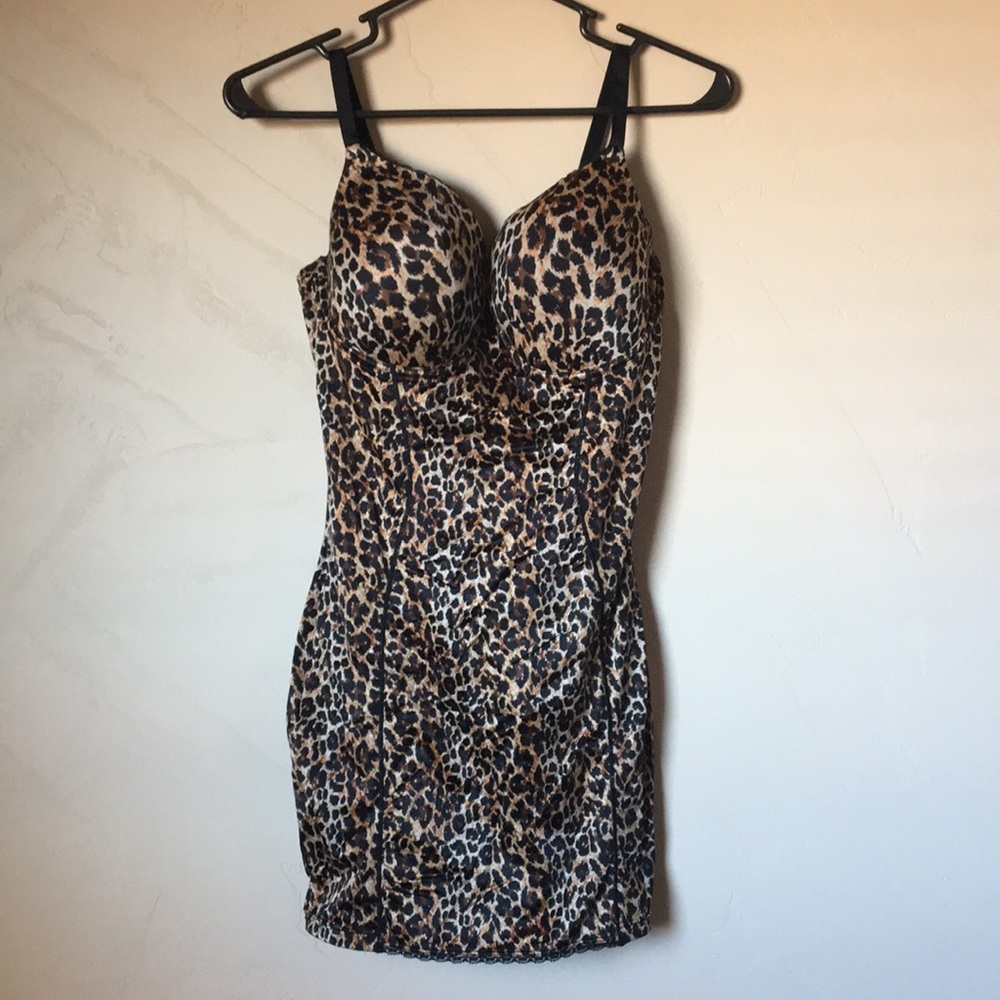 Leopard print foundation undergarment